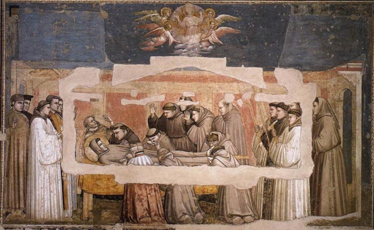Death and Ascension of St Francis